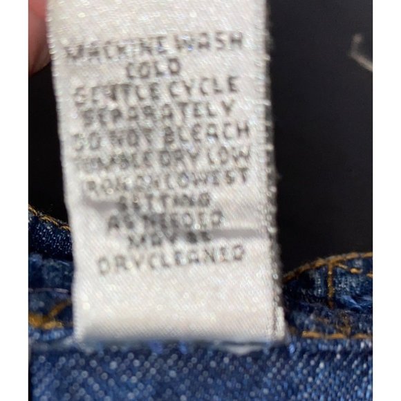 Chicos Womens Embroidered Jean Jacket Size 0 Multicolor Fringe Frayed Size Small - Picture 12 of 12